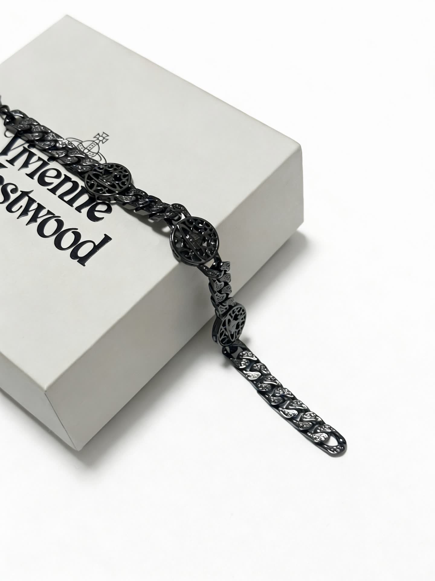 Vivienne Westwood Black Chain Bracelet